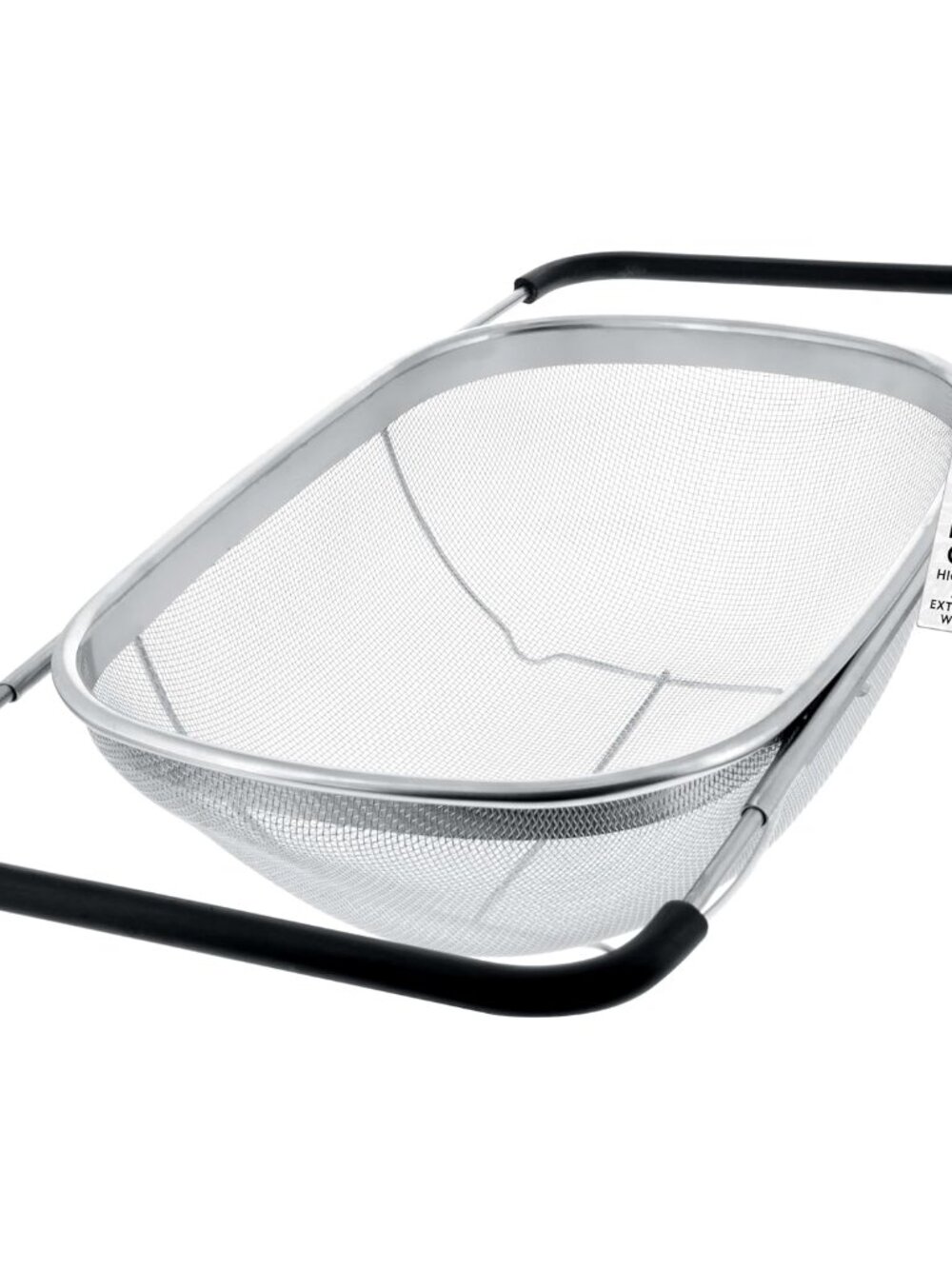 Stainless Steel Colander Strainer - 6-Quart Collapsible Colander with Expandable